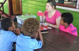Fiji - Teaching Children of the Dawasamu Islands2