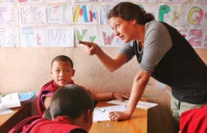 Nepal - Teaching in Buddhist Monasteries4