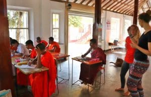 Sri Lanka - Teaching English to Buddhist Monks21