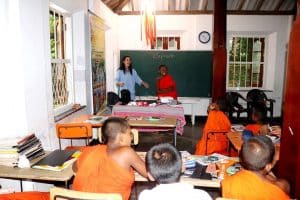 Sri Lanka - Teaching English to Buddhist Monks24