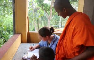 Sri Lanka - Teaching English to Buddhist Monks9