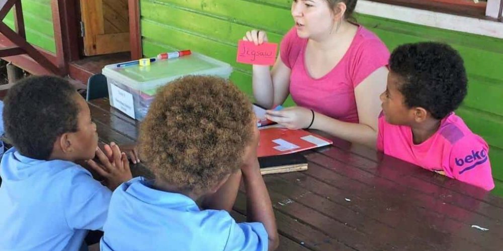 Fiji - Teaching Children of the Dawasamu Islands2