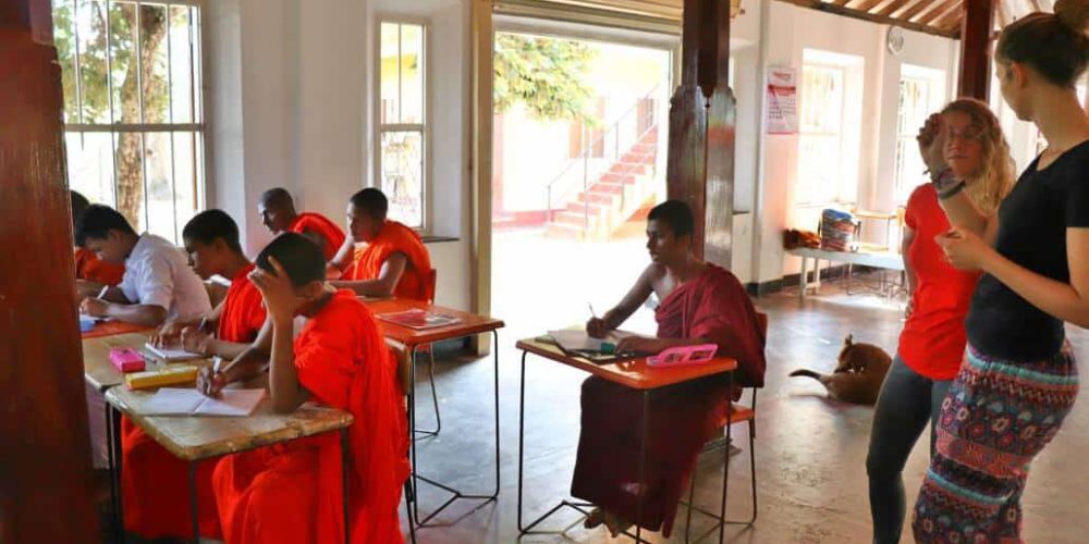 Sri Lanka - Teaching English to Buddhist Monks21