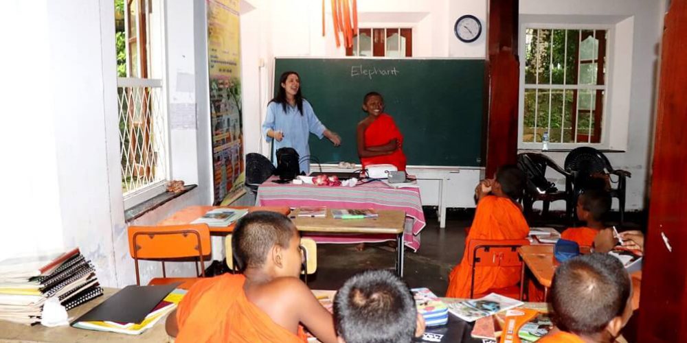 Sri Lanka - Teaching English to Buddhist Monks24