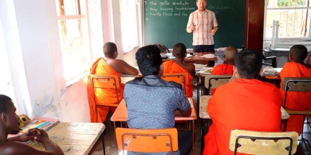 Sri Lanka - Teaching English to Buddhist Monks29