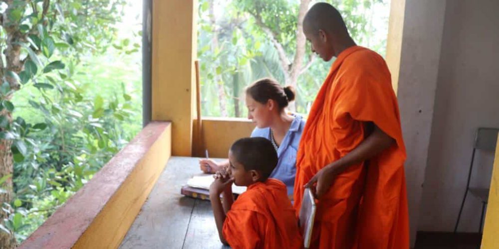 Sri Lanka - Teaching English to Buddhist Monks30